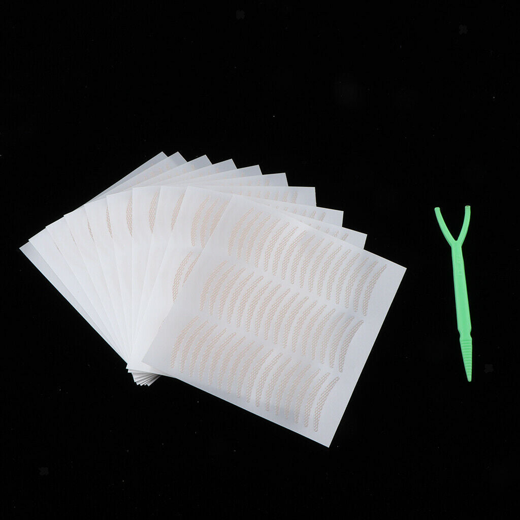 480 Pairs of Natural Invisible Double Eyelid Stickers Makeup Accessories