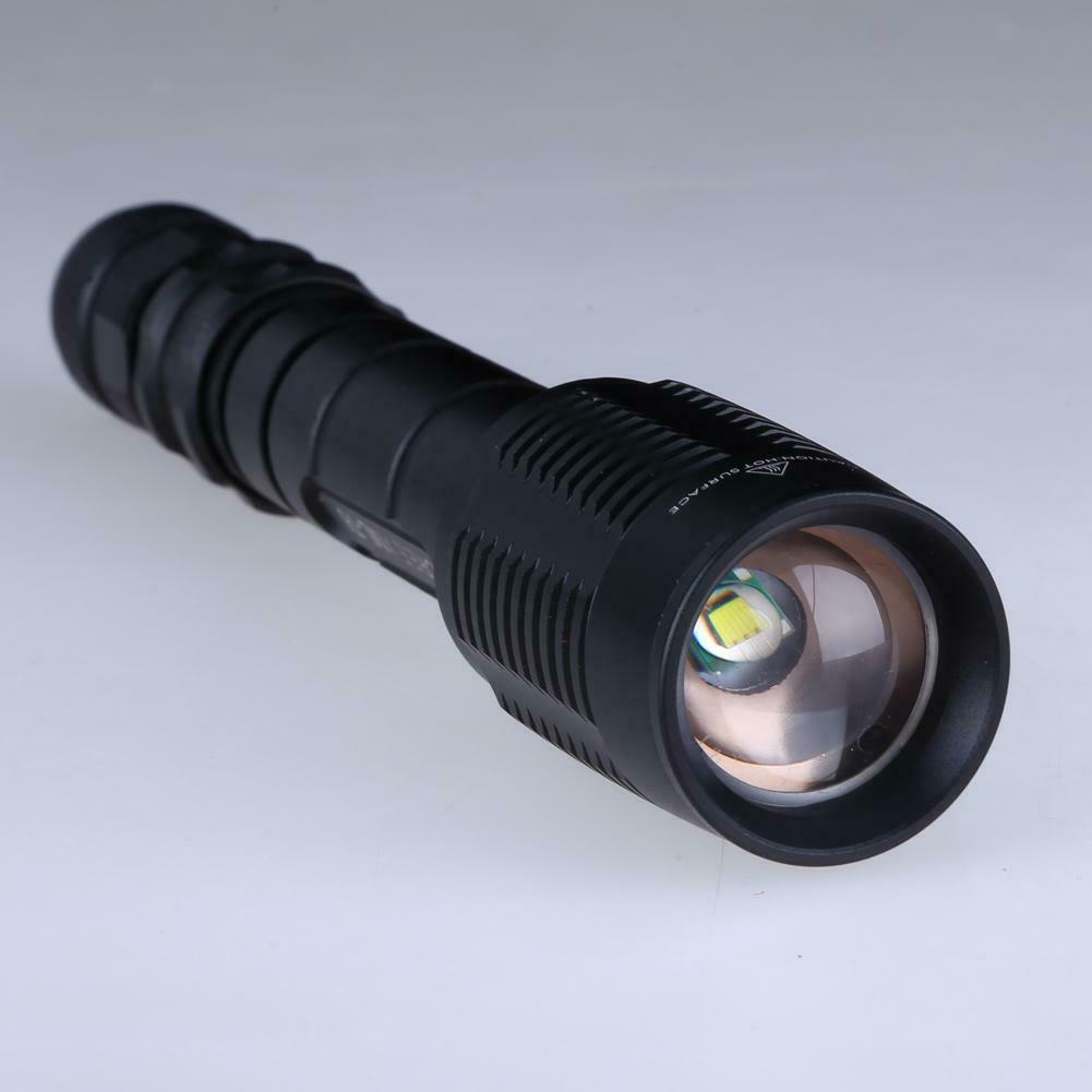 4000 Lumen Zoomable CREE XML T6 LED 18650 Flashlight Focus Torch Lamp @