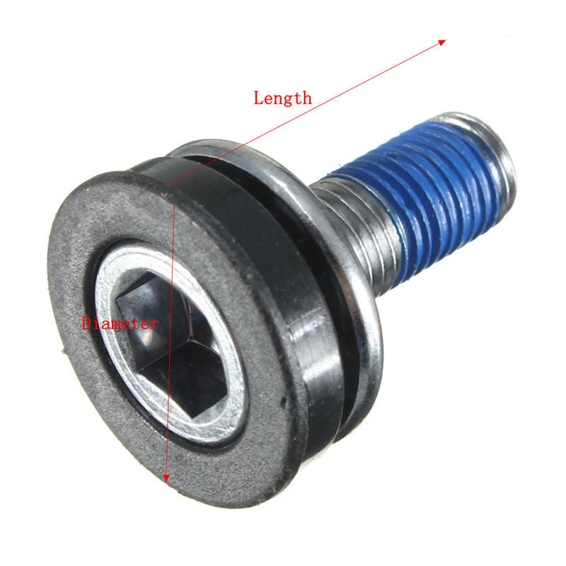 Cycling Bike Axle Bolt Screw Capless Bicycle Key Crank Arm Bottom Bracke .l8
