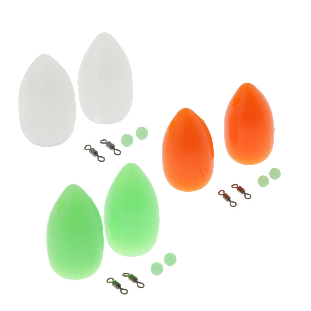 6pcs Casting Fishing Float Bobber Float Floating Bombarda Floats 3.6g