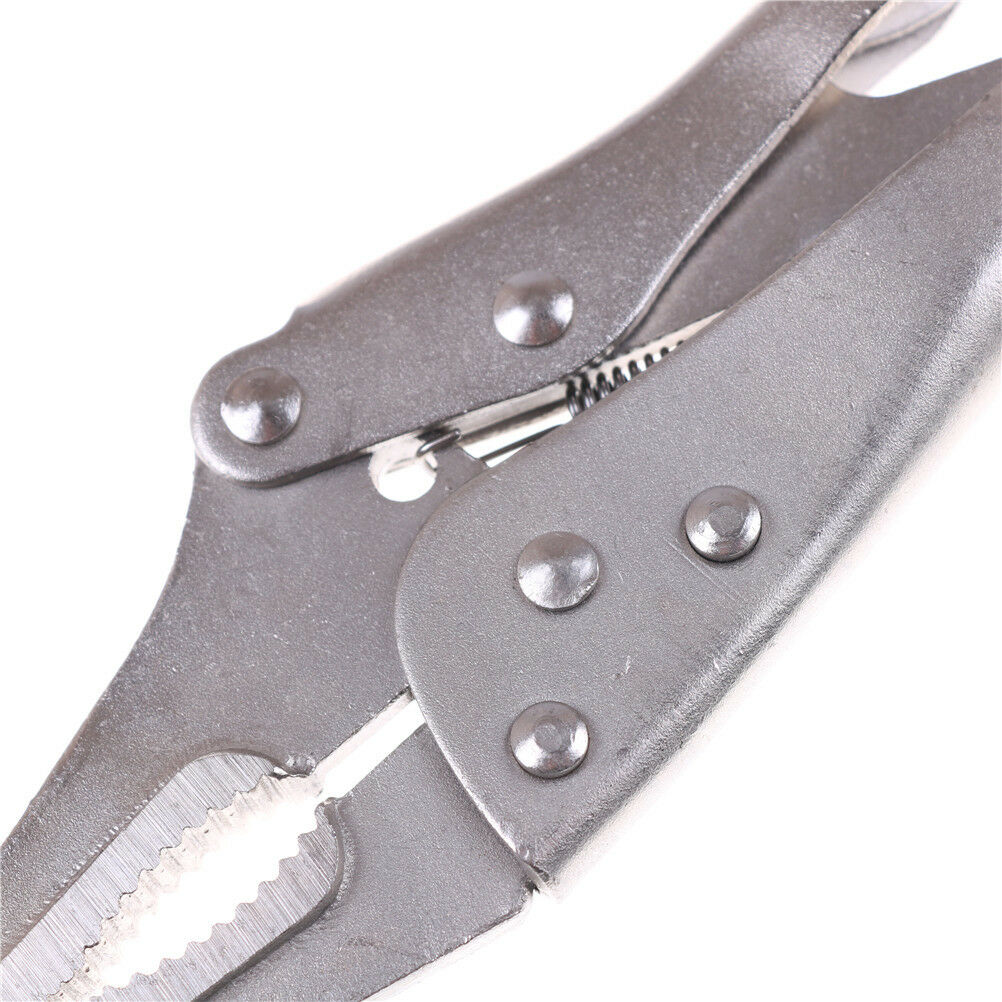 9" Long Needle Nose Mole Locking Vise/Vice Grips Jaw Lock Clamp Pliers LJA_DD