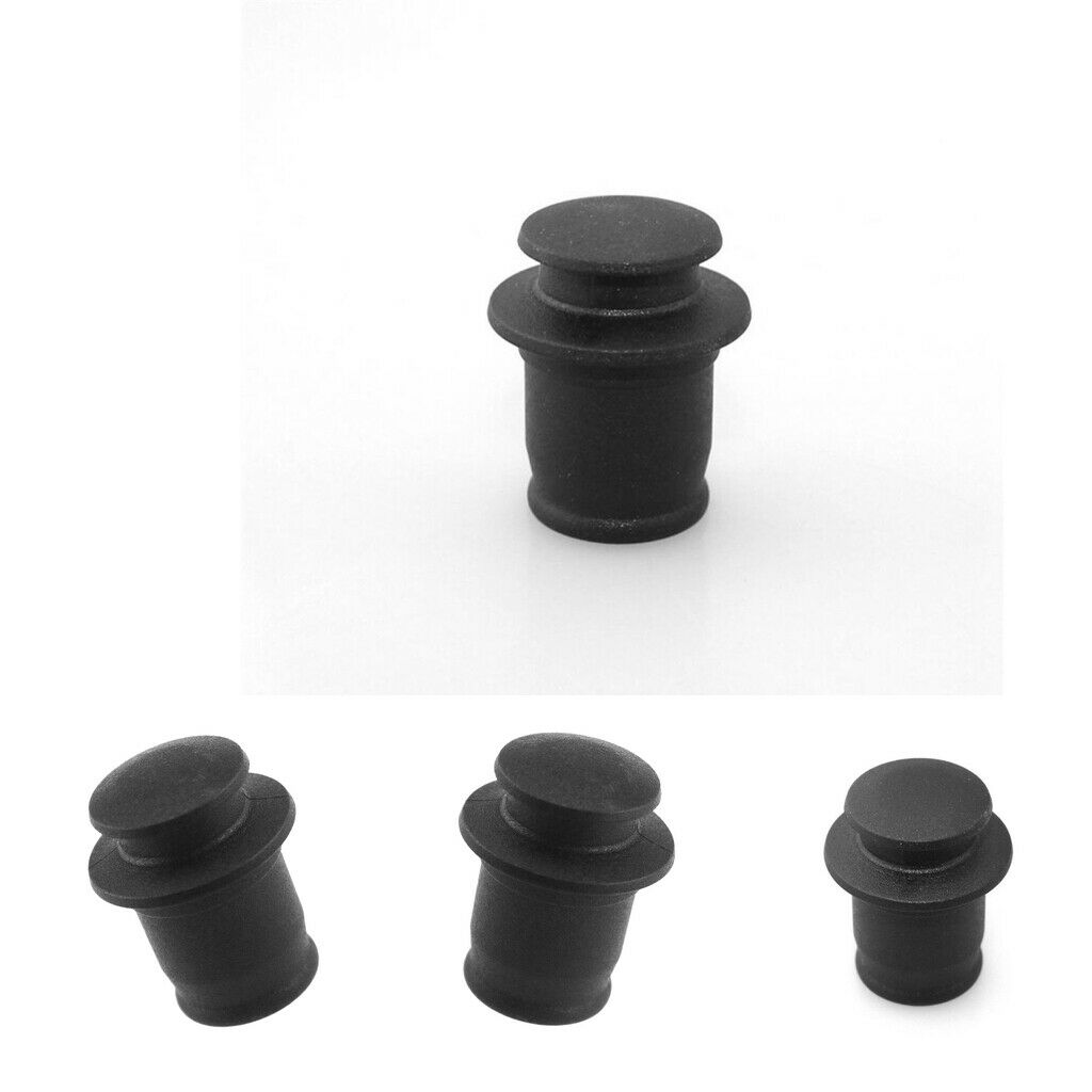 4 Piece BLACK Auto Cover  Plug 12 Volt Power Plugs