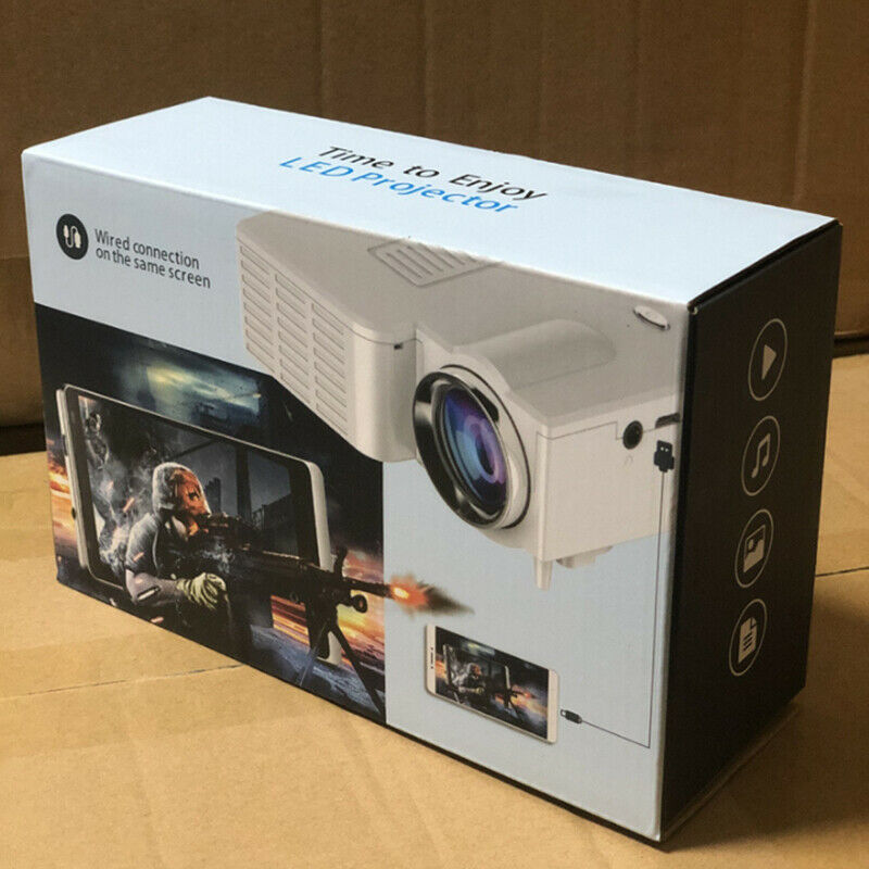 UC28C Mini Portable Family LED Micro Mobile Phone Video Projector Home Theater