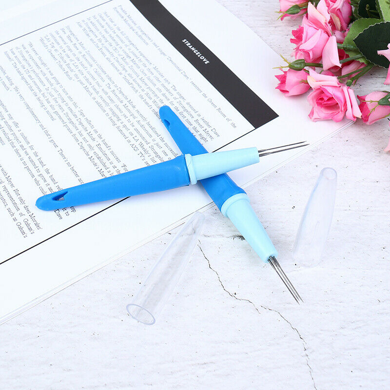 Needle pen the poking fun tools for wool felt replace needles DIY Art Han.l8