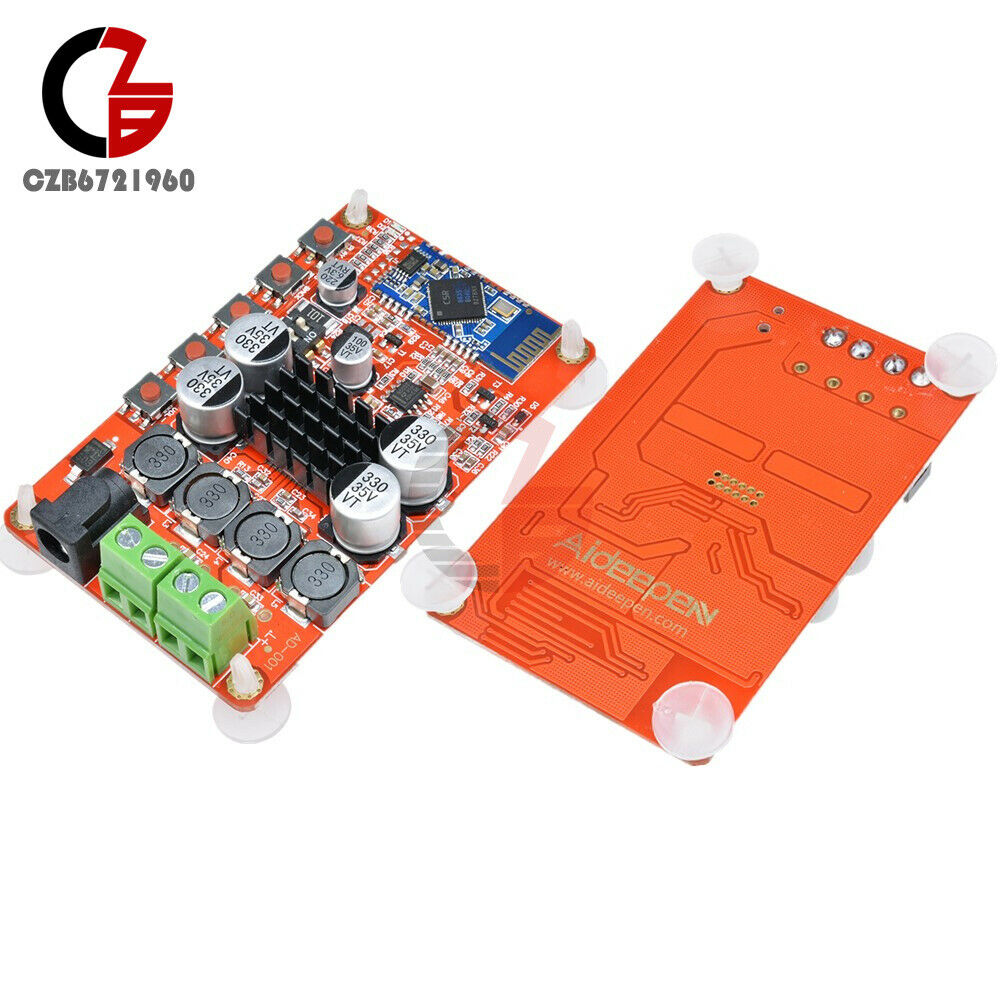 2xTDA7492P Aideepen 2x50W 2 Channel Bluetooth 4.0 Audio Amplifier Receiver Board
