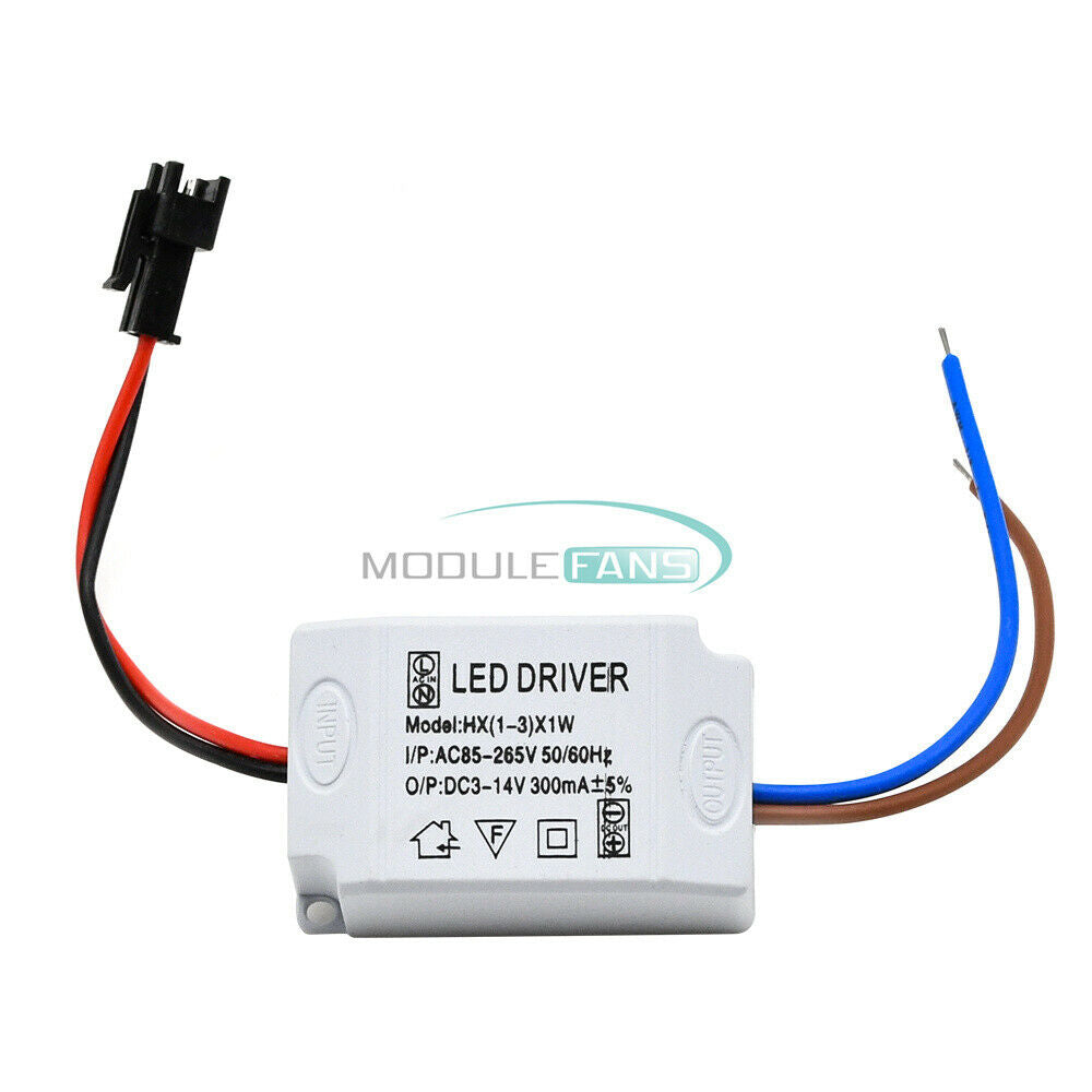AC 85V-265V to DC 12V LED Electronic Transformer Power Supply Driver 3X1W