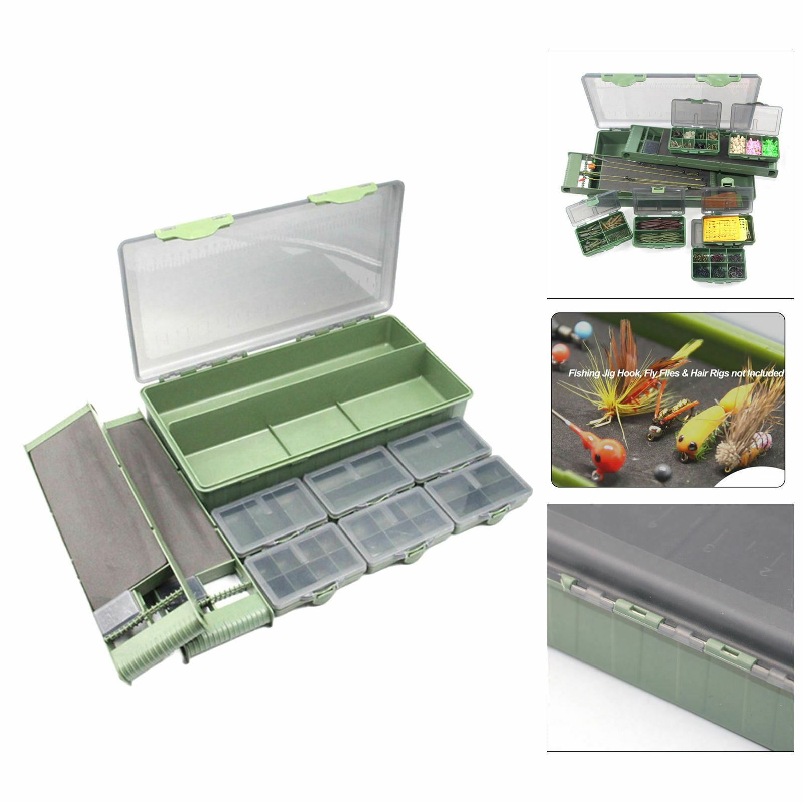 Carp Fishing Tackle Terminal Tackle Box for Weighs  Baiting Needle