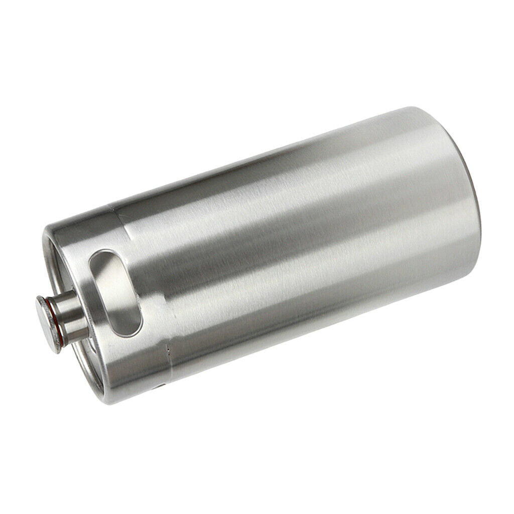 5L Stainless Mini Keg Growler Wine Pot Stainless Beer Growlers Homebrew Keg