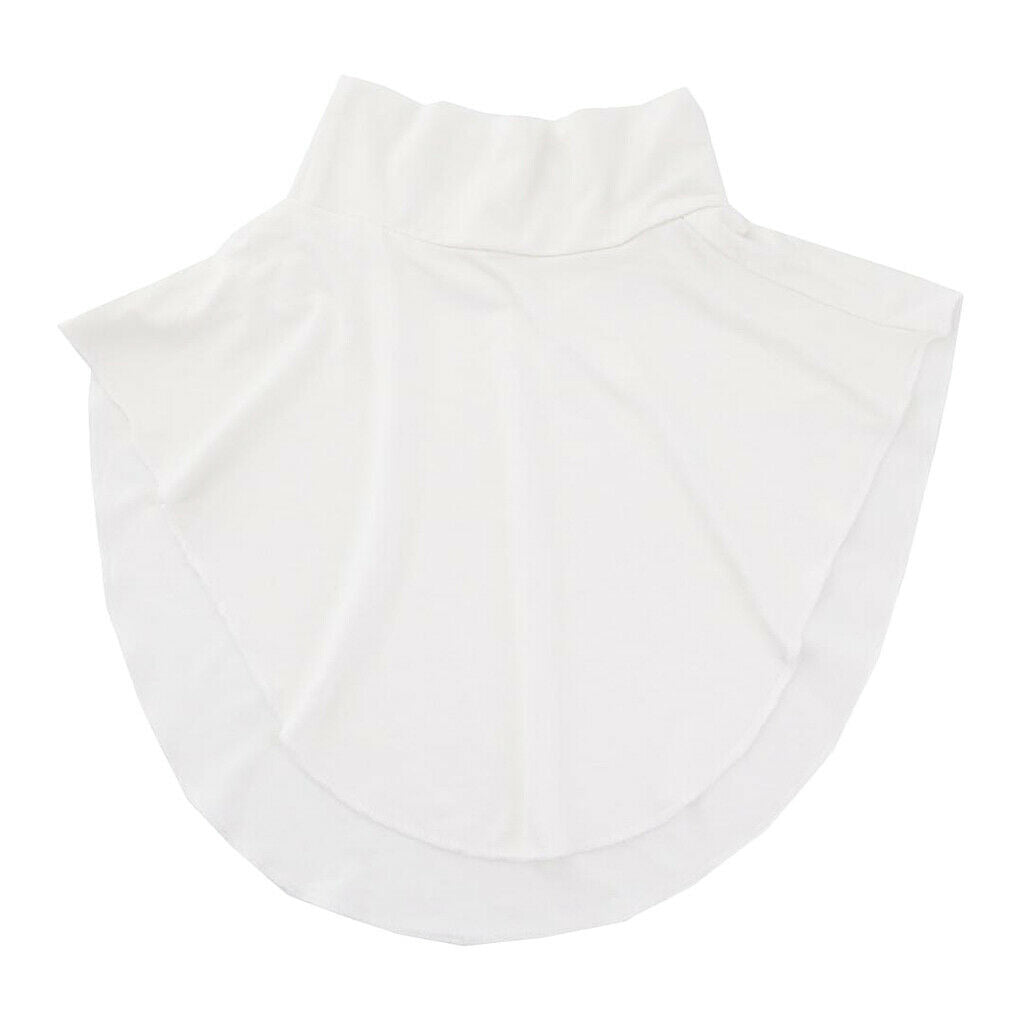 2x Women Stretch Detachable Turtleneck Dickey Faux Collars Dickies Neck Hijab