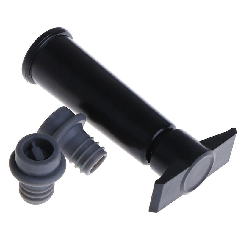 Silicone Wine Stopper 1 Pump+2 Caps Sealing Preserver Drink Bottle Hat Ca.l8
