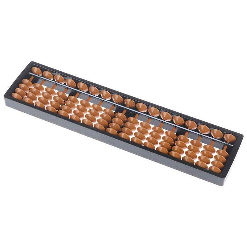 1Pc Kids 17 Digits Rods Standard Abacus Maths Calculating Tool Educational To;BD