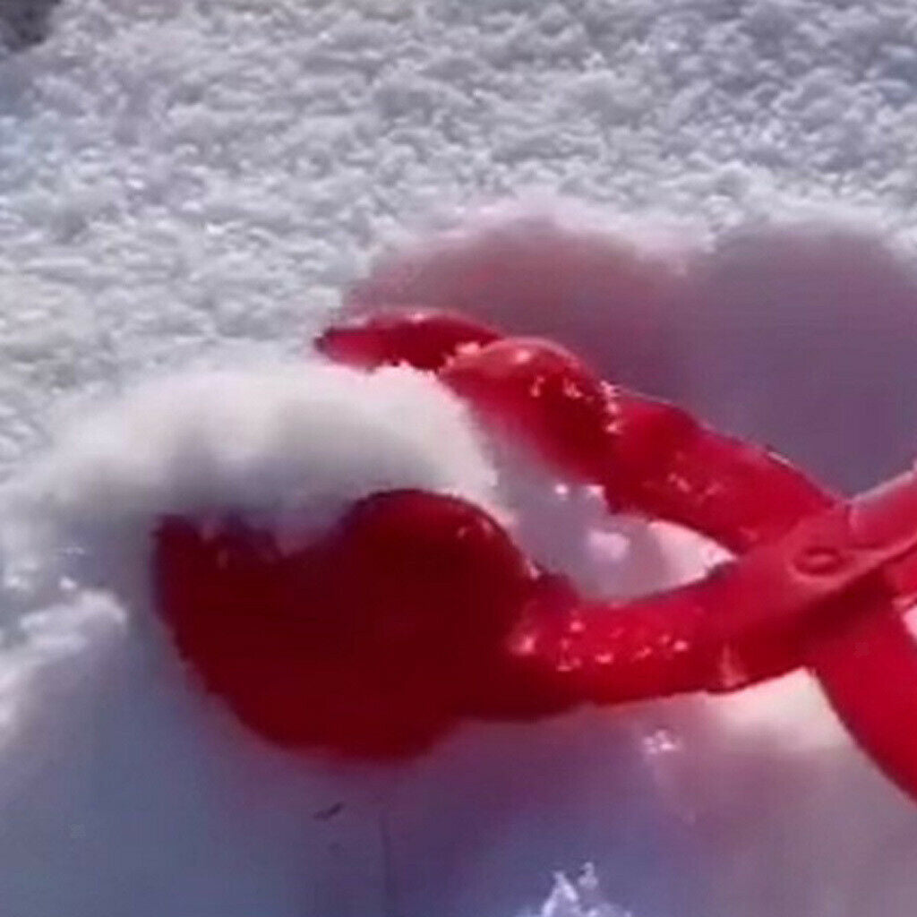 5x Heart Shaped Snow Ball Maker Kids Children Beach Sand Mold Snowball