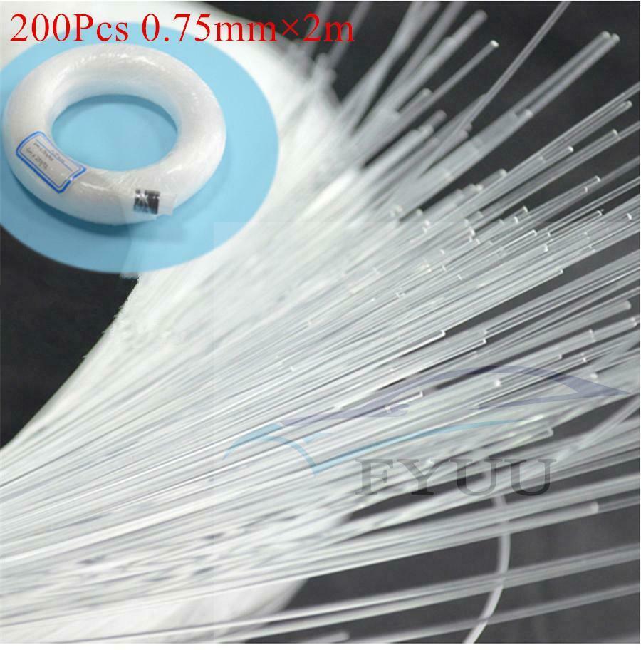 200X Fiber Optic Car Roof Star Lights 6W RGB LED RF Remote Control BT Control