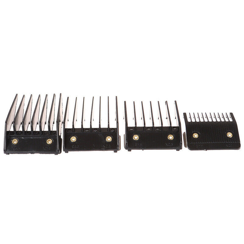 4X Universal Cut Clipper Limit Comb Guide Attachment Size Barber Replacement FDD