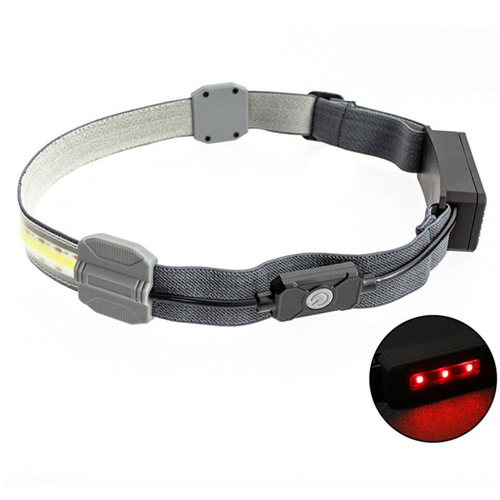 Waterproof Outdoor USB Rechargeable COB LED Headlamp Headlight Torch Light Lamp
