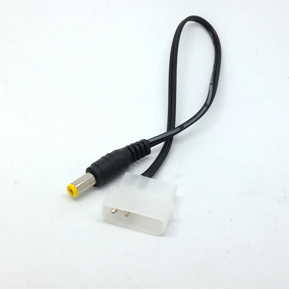 PC 4PIN Molex 5.5mm x 2.1mm DC Power cable 12V/2A  for RGB control box LED tt