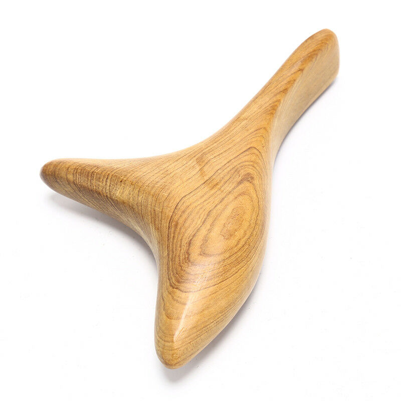 triangle body wood neck shiatsu reflexology wooden spa  massager blood GwJCABDA