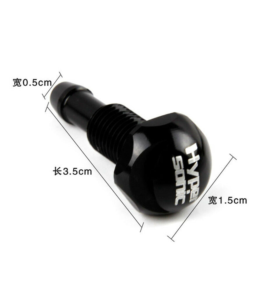 2xAluminum Universal Windshield Wiper Water Jet Spray Washer Nozzle Wiper Nozzle