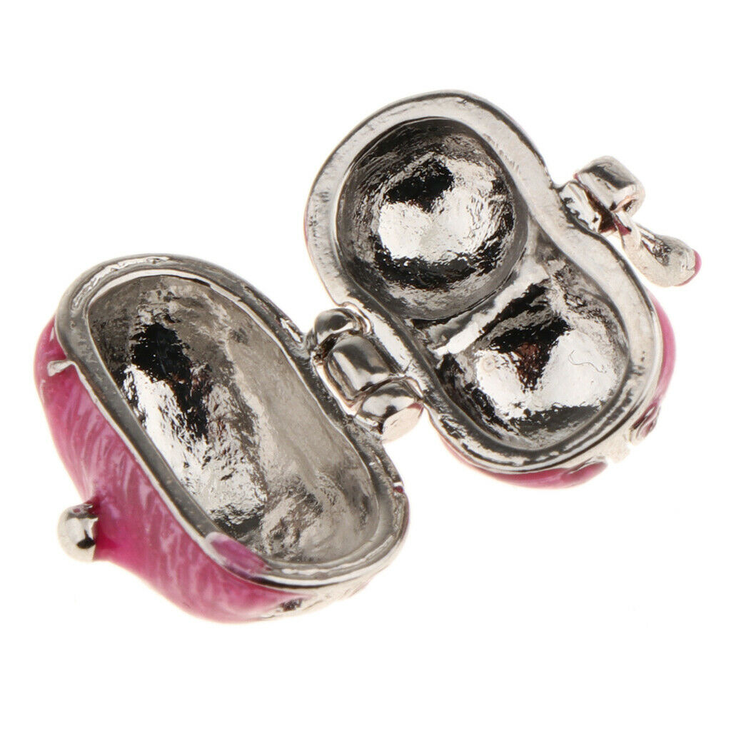 4 Pieces Assorted Enamel Love Heart Locket Cremation Memorial Urn Jewelry