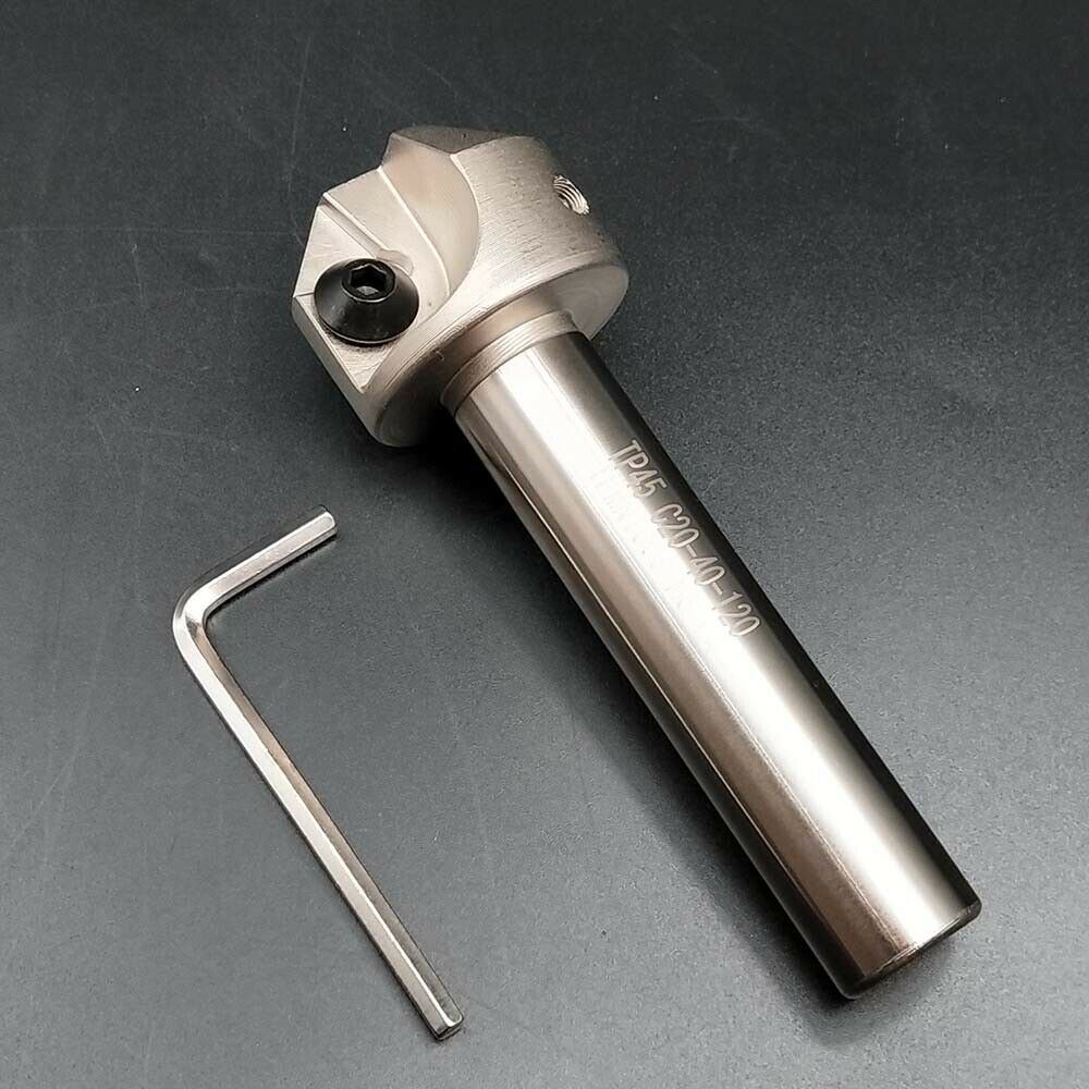 45° TP45 C20-40-120 CNC Chamfering drill tool holder For TPMN1603 inserts