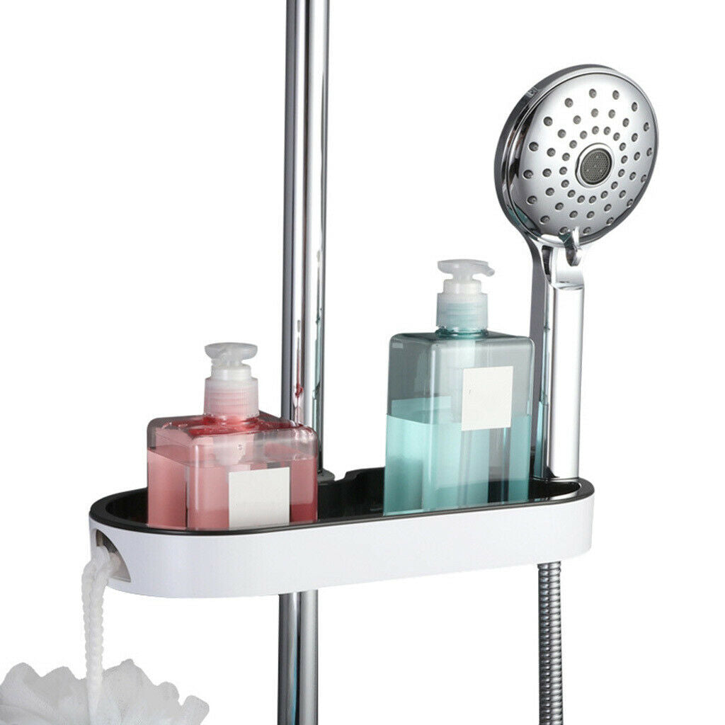 Plastic No Drilling Shower Rack for 22/24/25 mm Shower Rail Accessories