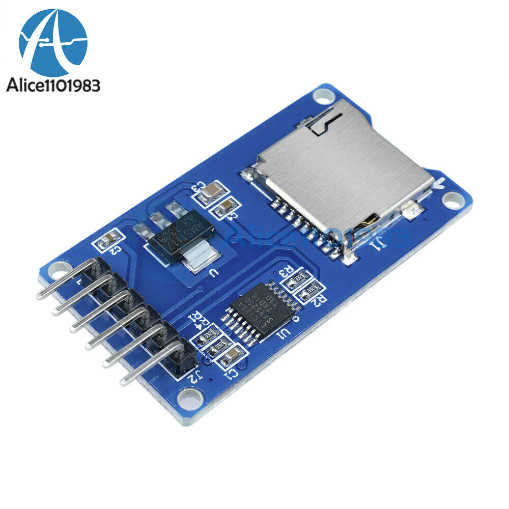 2PC Micro SD Storage Board Micro SD TF Card Memory Shield Module SPI Arduino