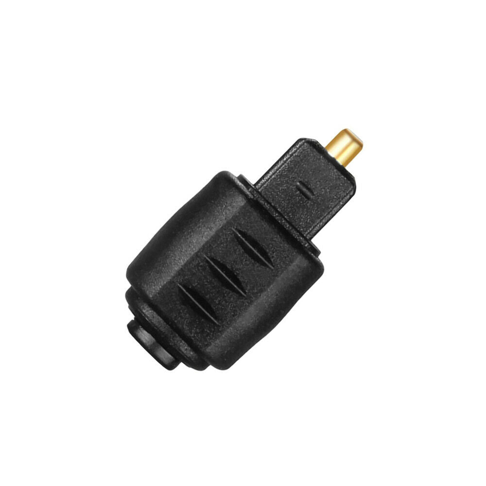 New Optical Audio Adapter 3.5mm Female Mini Jack Plug to Digital Toslink Male