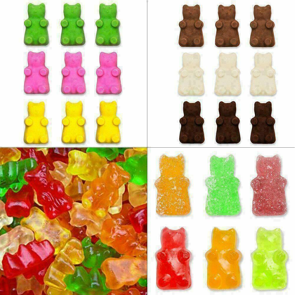 3X 50-Cavity Silicone Gummy Bear Chocolate Mold Candy Tray Moulds . Maker P5Z4
