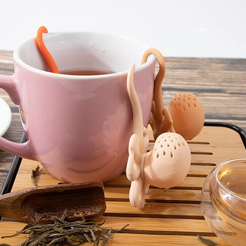 3Pcs Octopus Silicone Tea Maker, Creative Octopus Tea Bag, Silicone Animal TN5F3