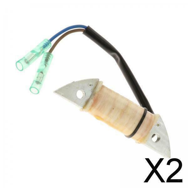 2X Charge Coil Replaces for Yamaha 63V-85520-01 9.9HP 15HP 18HP Boat