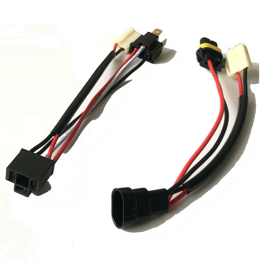 Wiring Harness Switch Kit For 9005 (HB3) H4 4x4 Offroad Truck Headlight Adapter