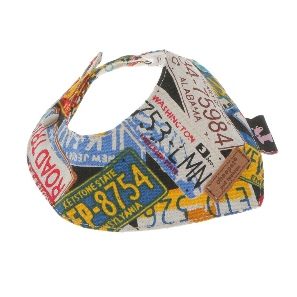 Pet Dog Adjustable Neck Collar Dog Cat Bandana Neck Chief Scarf Saliva Towel