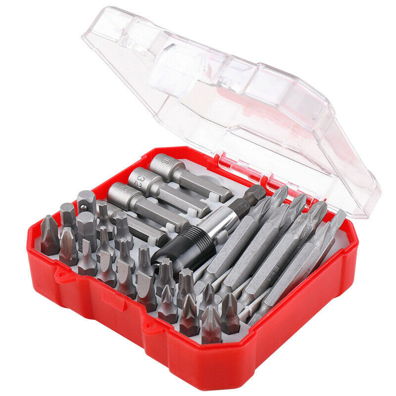 34-Piece Phillips Hex Screwdriver Screwdriver Bit Set Screwdriver