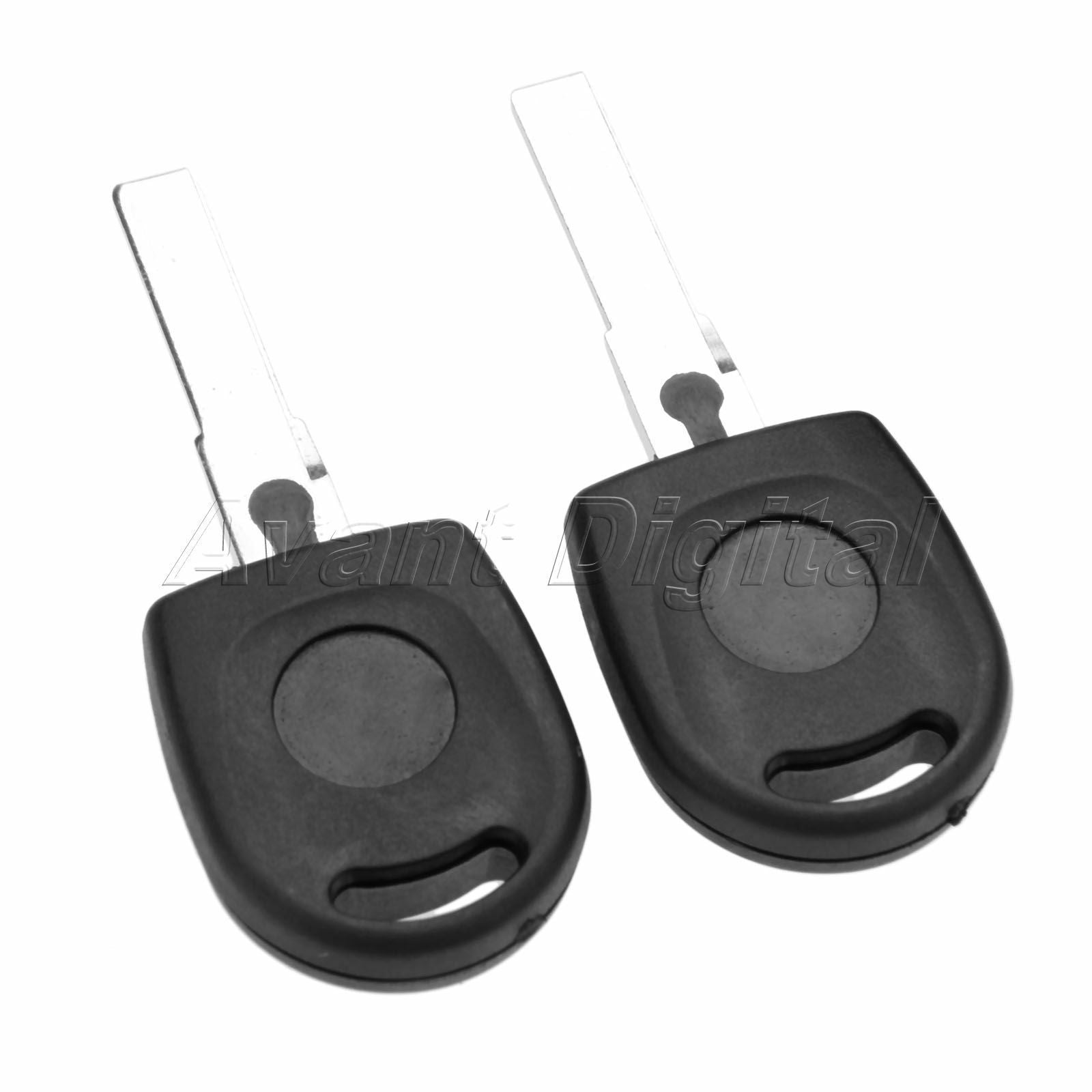 2Pcs Remote Key ID48 Chip HU66/HAA Uncut Blade Fit For  Golf 1998-2004