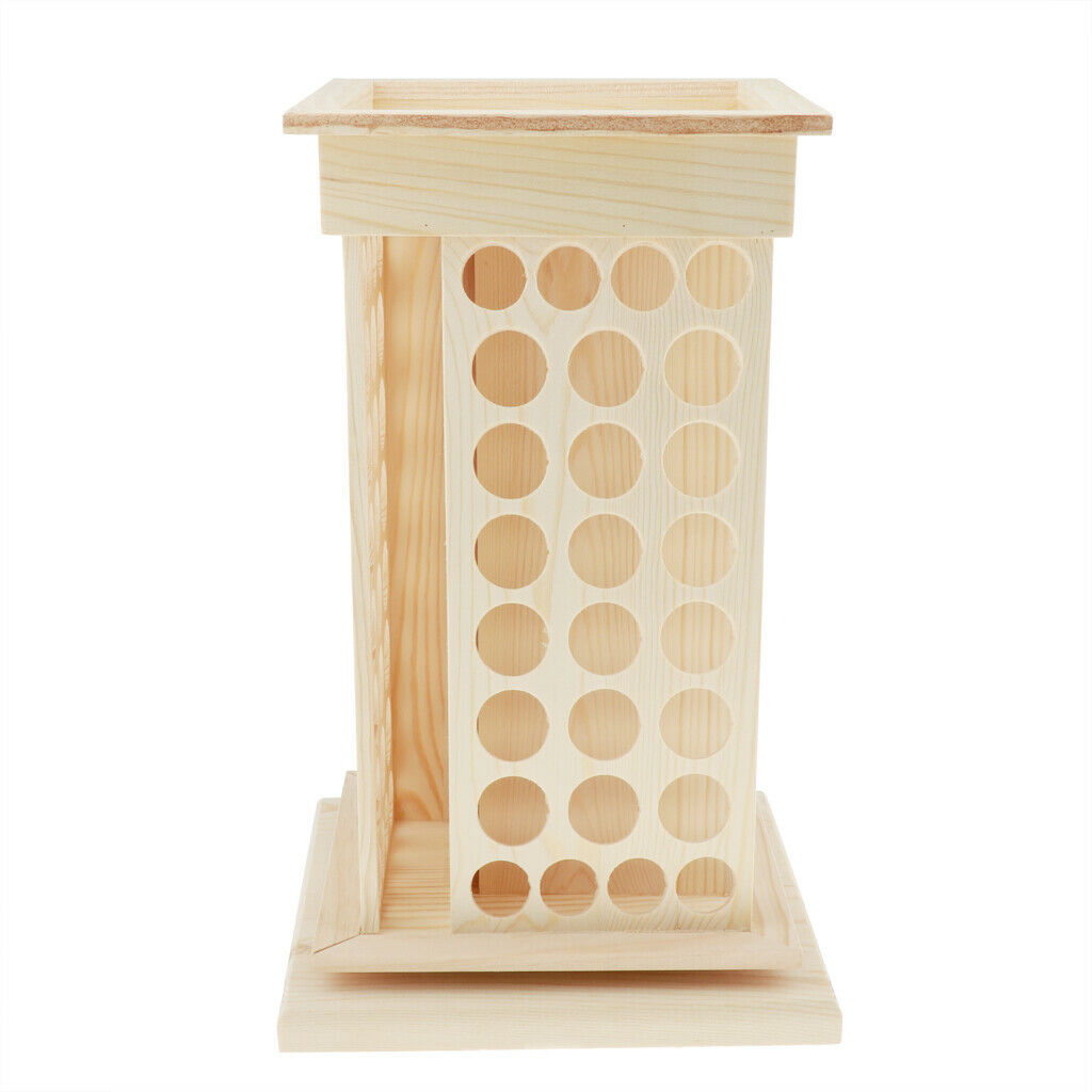 Wooden Essential Oil Carrying Case Display Rack – for Pippette Funnel Makeup