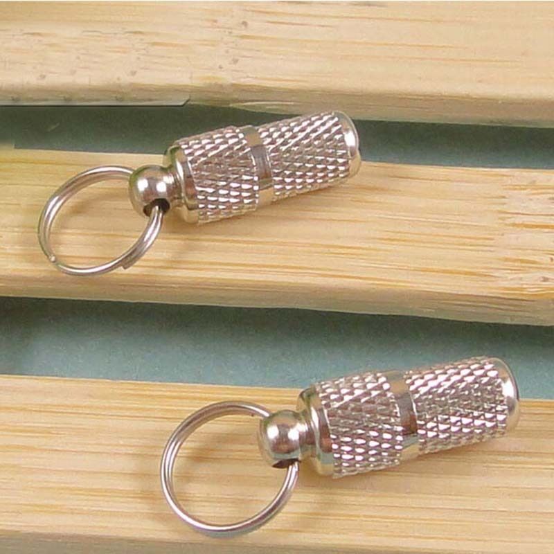 2X Anti-Lost Pet Dog Cat Puppy ID Address Name Labels Tags Barrel Tube Col.l8