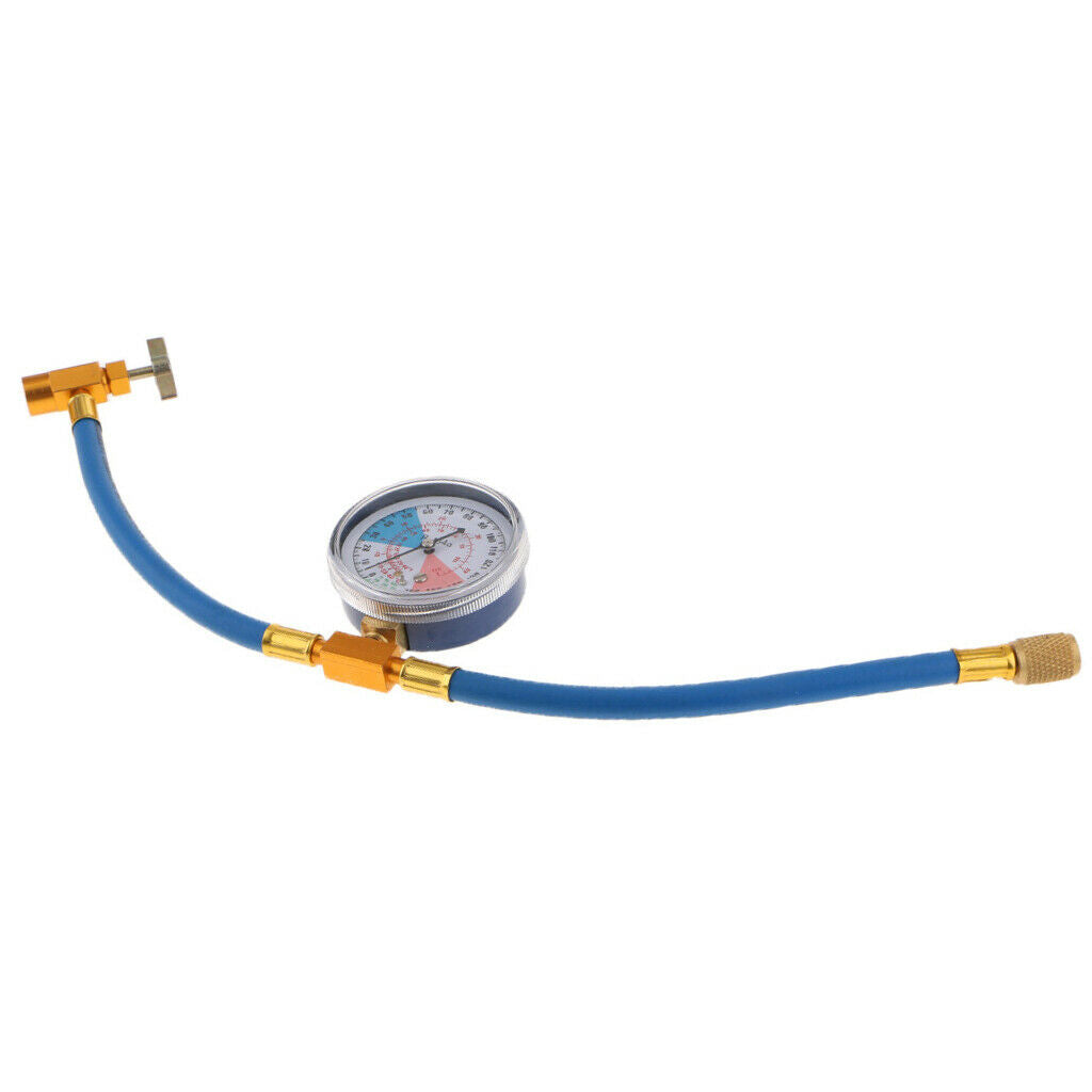 Car Plastic R134A to R12/R22 A/C Refrigerants Recharge Hose Pipe Gauge