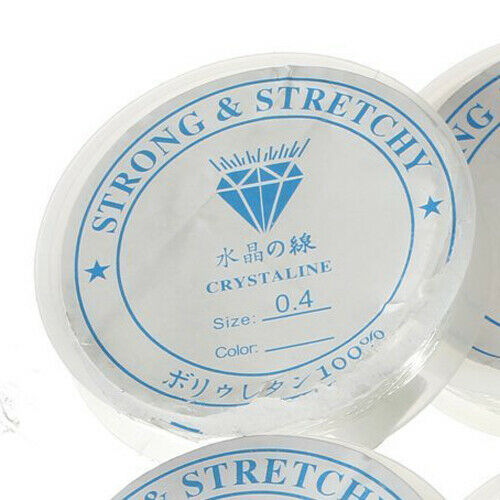 16 Meters Spool of Crystal Clear Strong & Stretchy Elastic Beading Thread CordW7