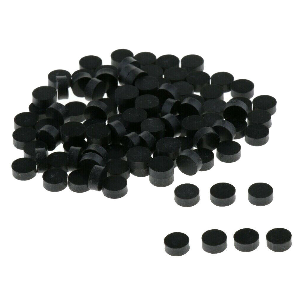 100pcs/pack Guitar Fingerboard Dot Position Markers Luthier Repair Black