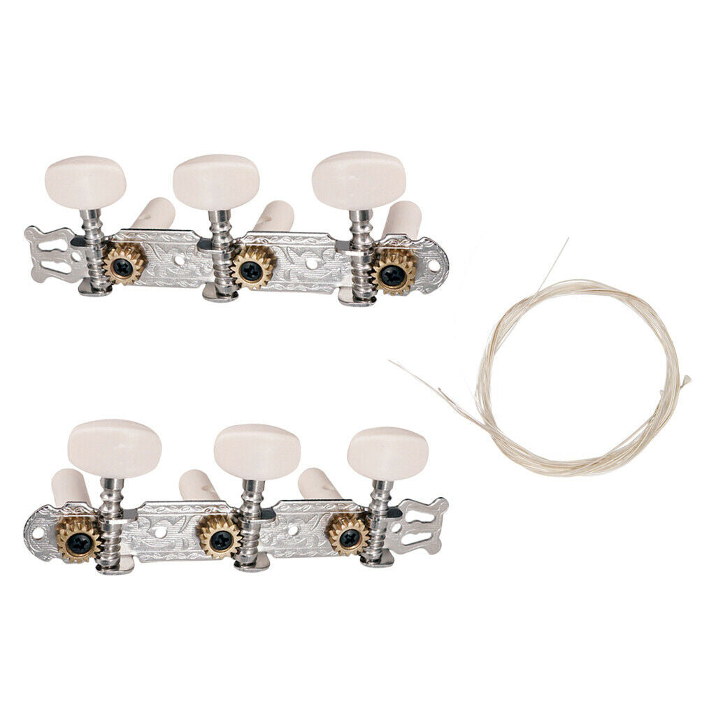 3R3L String Tunes Tuning Pegs Keys&Nylon Strings For Classical Guitar