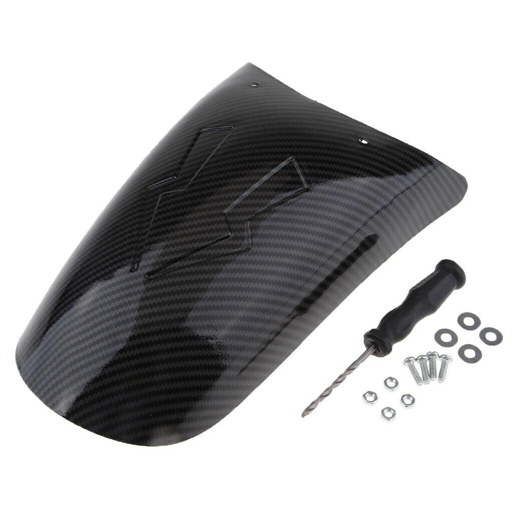 Carbon Fiber  Extender Front Shield Mud Guard for Motorcycle (Type 3)