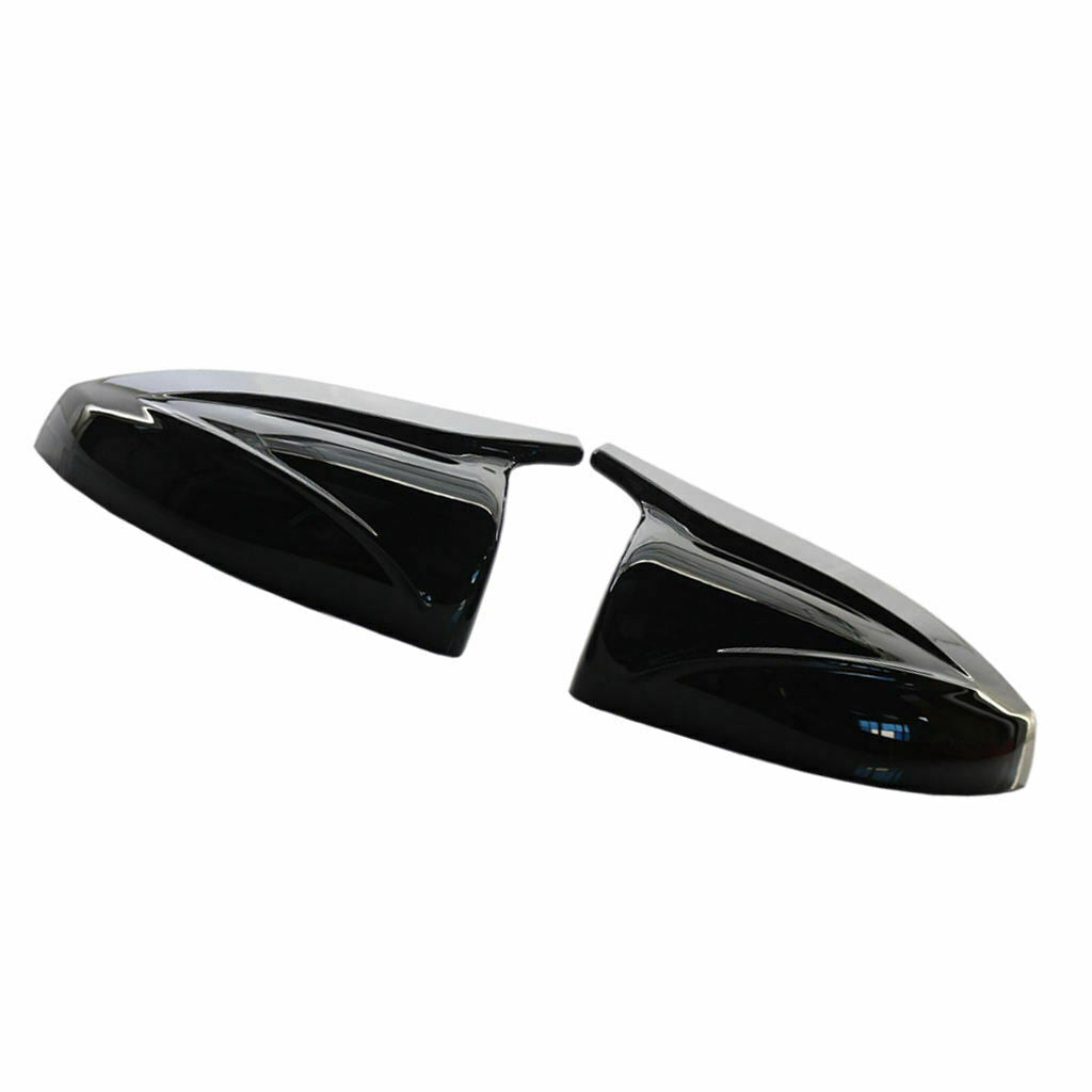 Left Right Rearview Mirror Cover for Audi A3 S3 RS3 13-19 Glossy Black