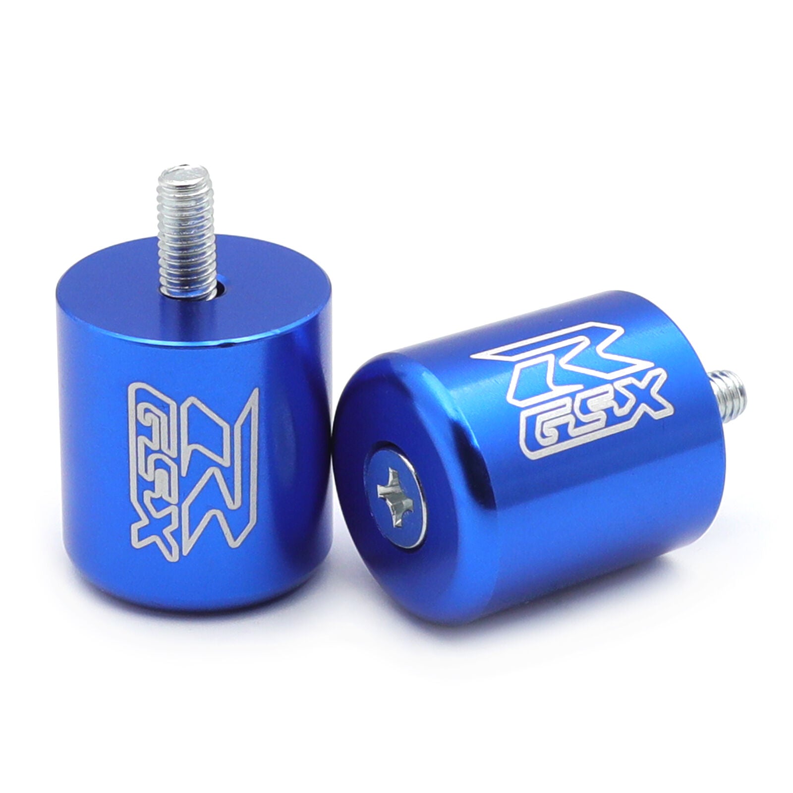 Blue Handle Bar Ends For SUZUKI GSXR600 GSXR750 GSXR1000 06 07 08 09 10 11 12 13