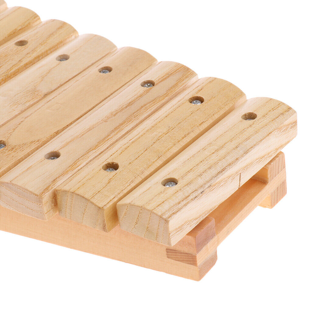 15 Sound Xylophone Piano Wooden Instrument with 2 Mallets for Kids Early Musical