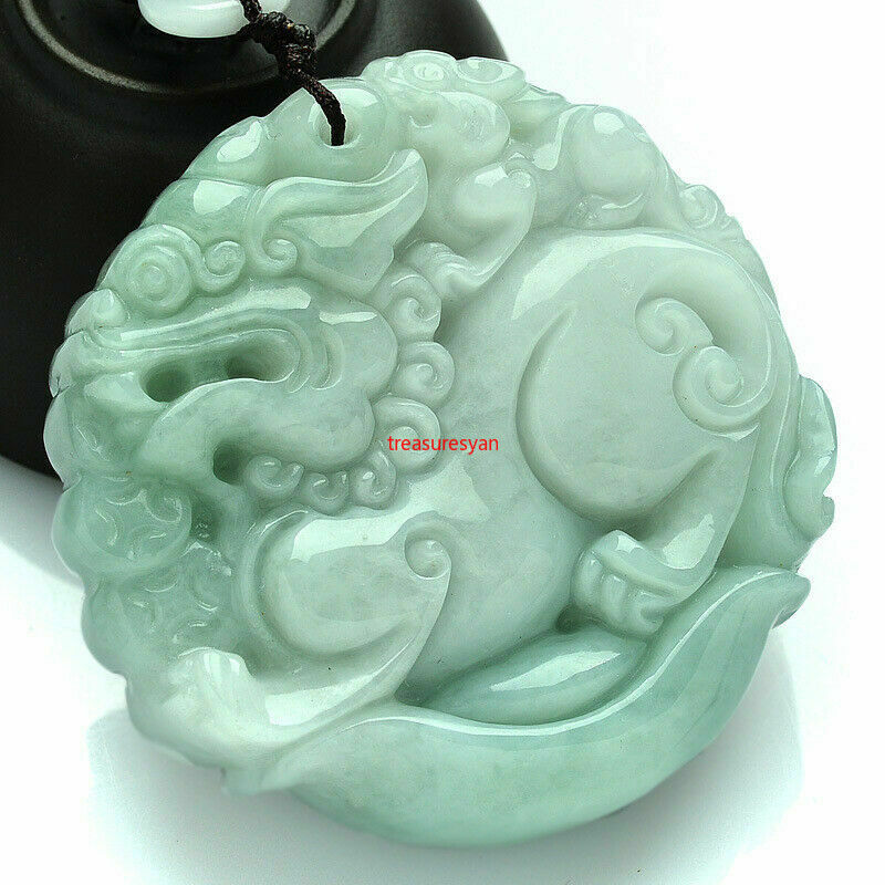 Certified Natural Jadeite Necklace Sweater Chain Pendant Maitreya Pixiu å‰ç¥¥è²”è²…