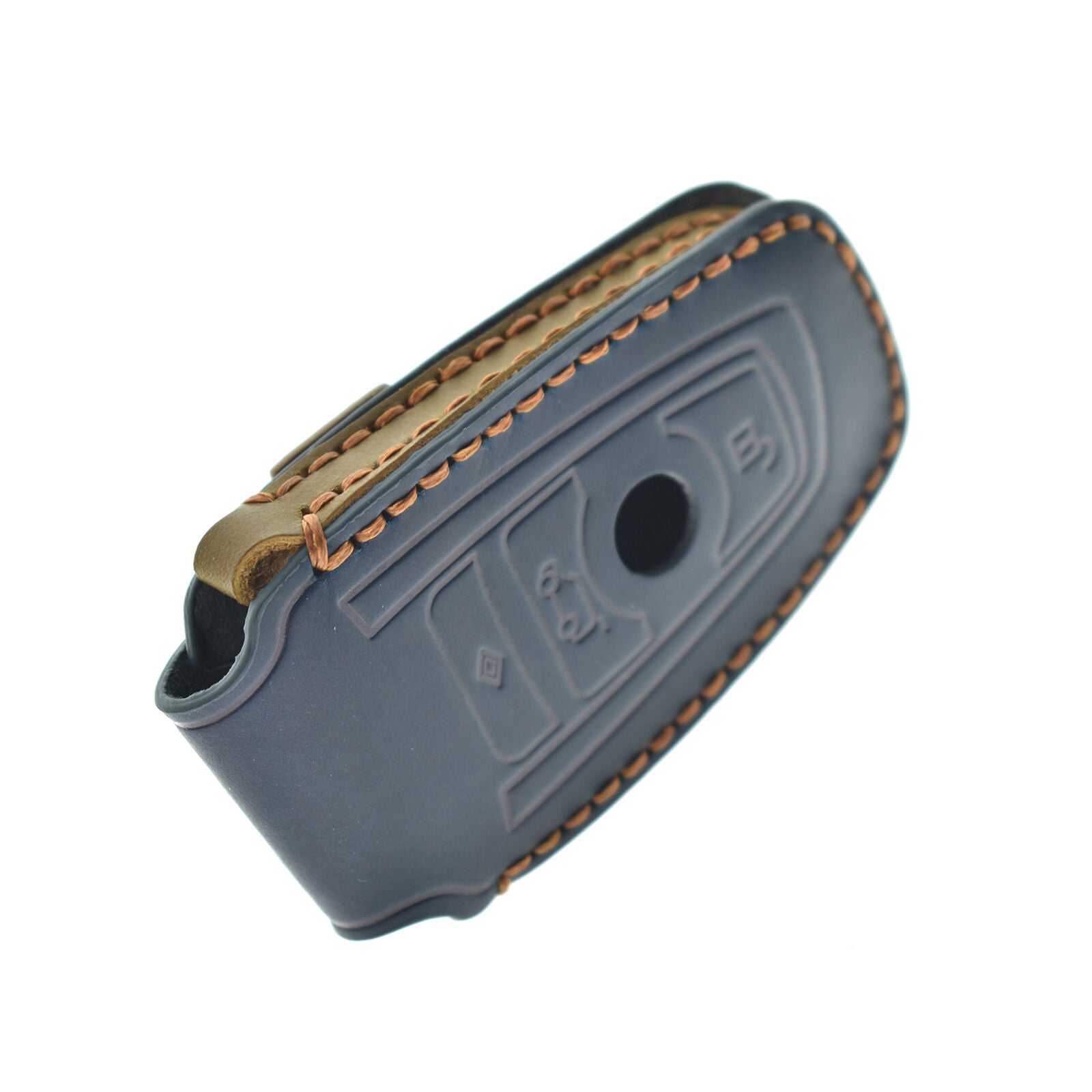 Leather Car Smart Key Shell Fob Case Chain For BMW X1 3 5 Series F10 F20 F30 F40