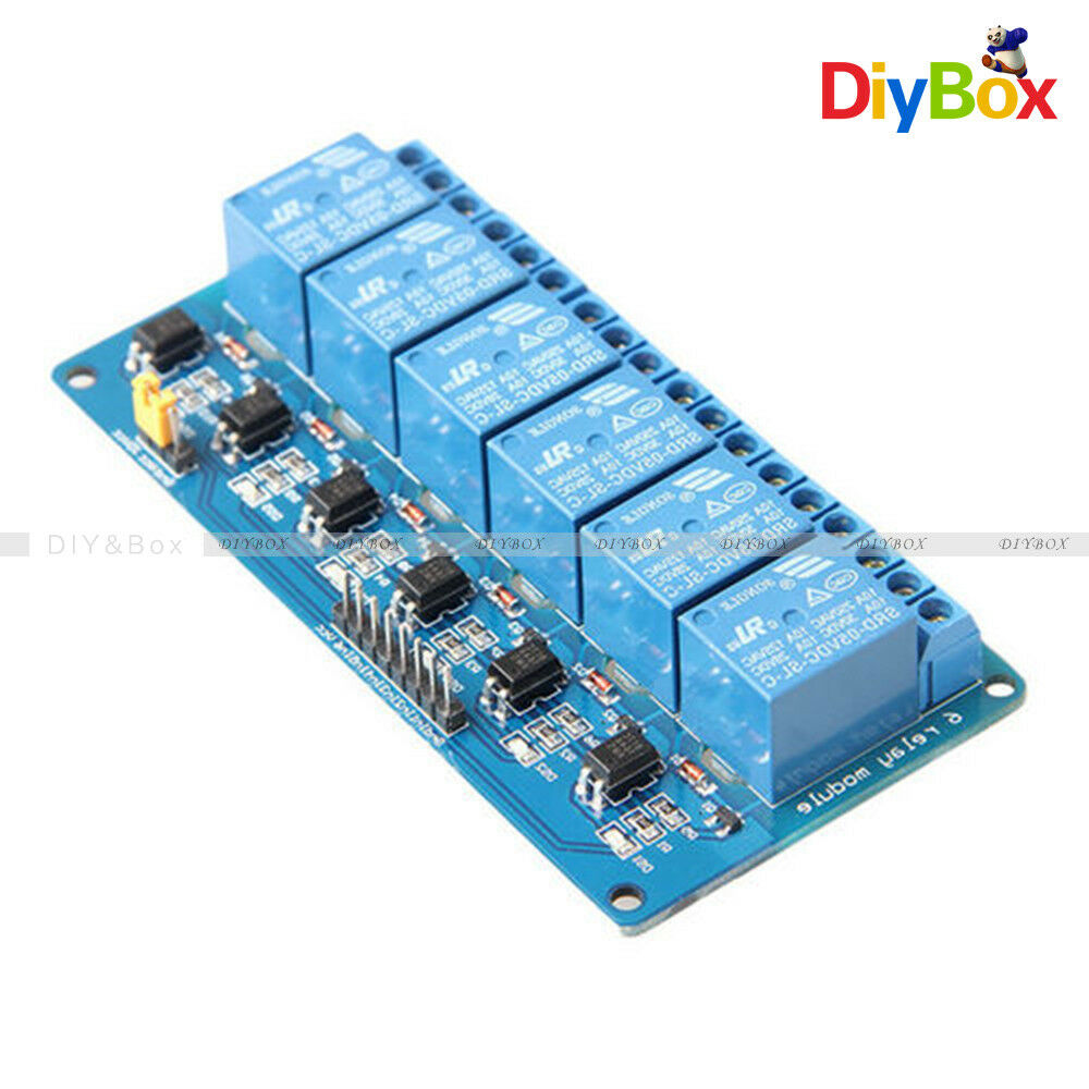 6 Channel DC 3V Relay Module Expansion Board Optocoupler Insulation for Arduino