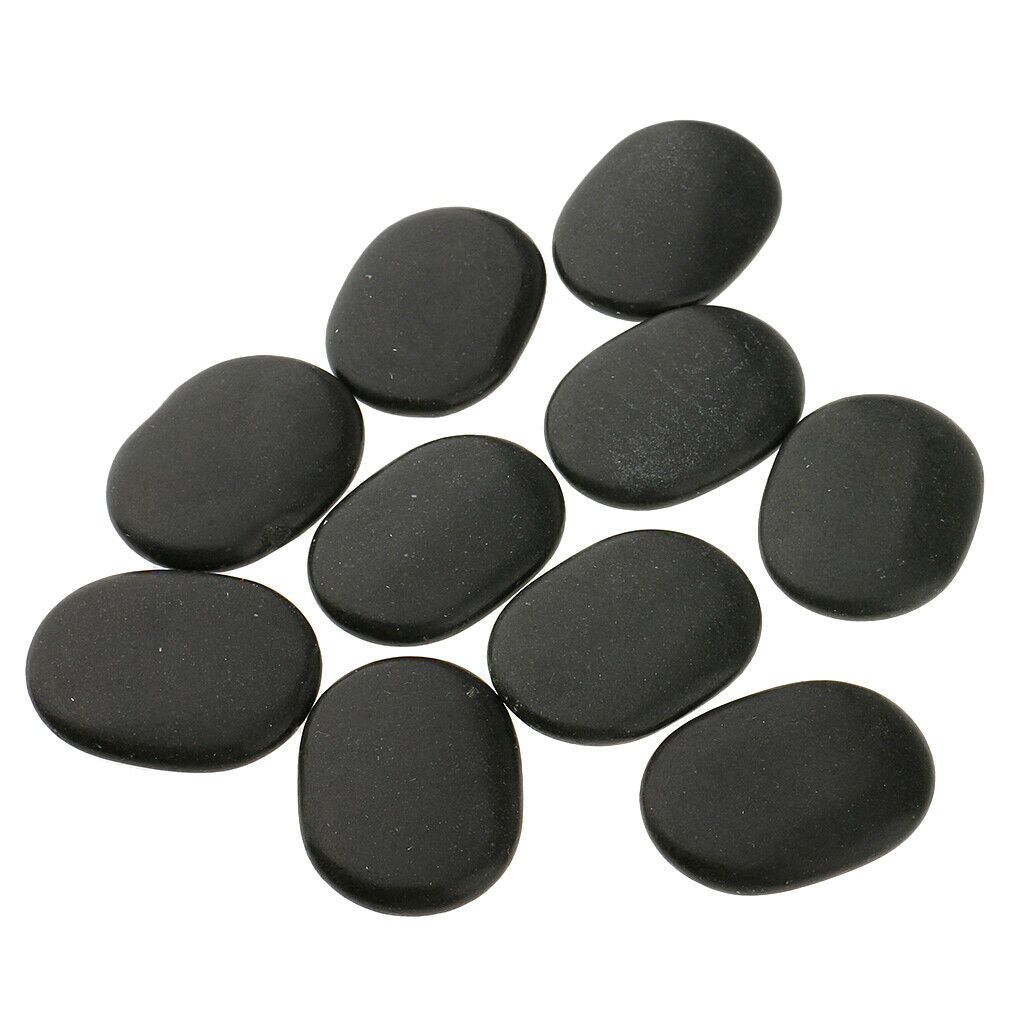 10Pcs Volcano Massage Stone Hot Stones Rocks for Spa Salon Pain Relief