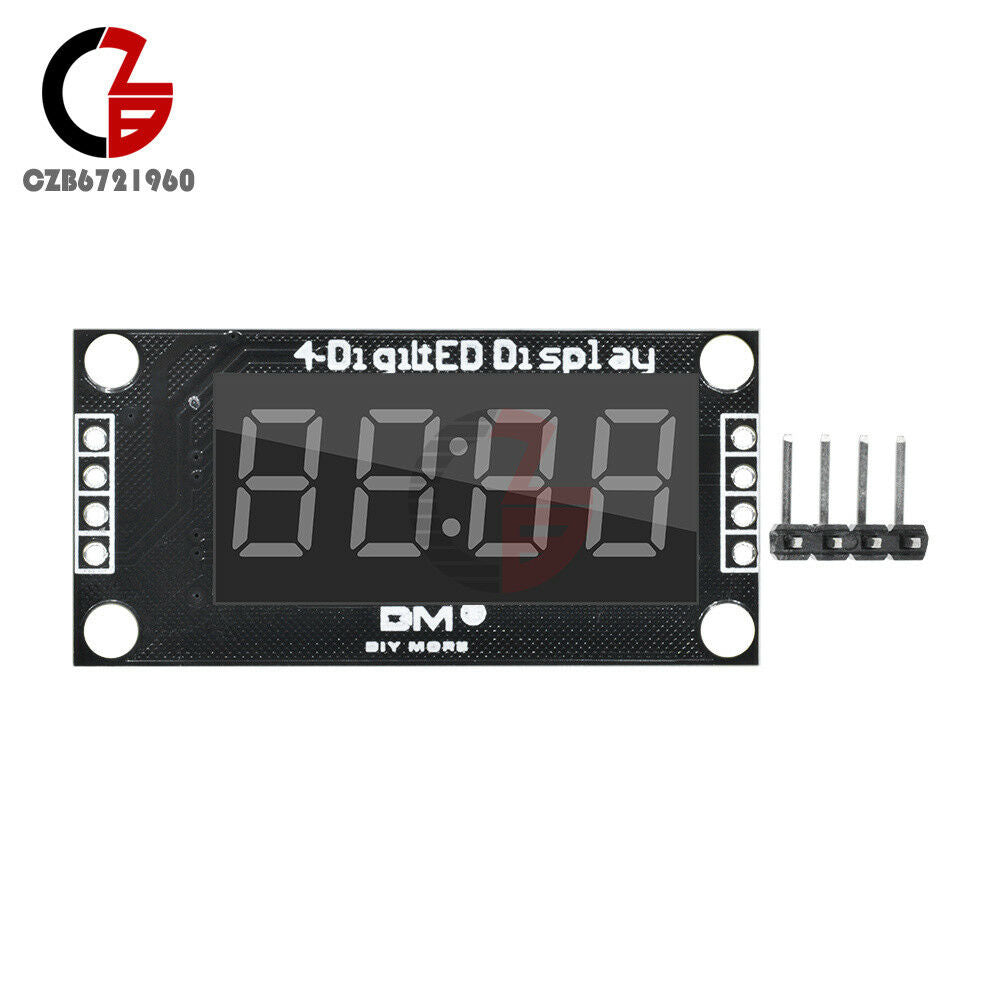 0.36" Inch TM1637 4-Digit LED Display Clock Tube Display Blue for Arduino