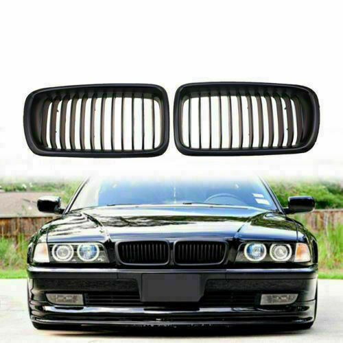 2pcs For BMW E38 740i 740iL 750iL 1995-2001 Front Bumper Kidney Grilles Grill